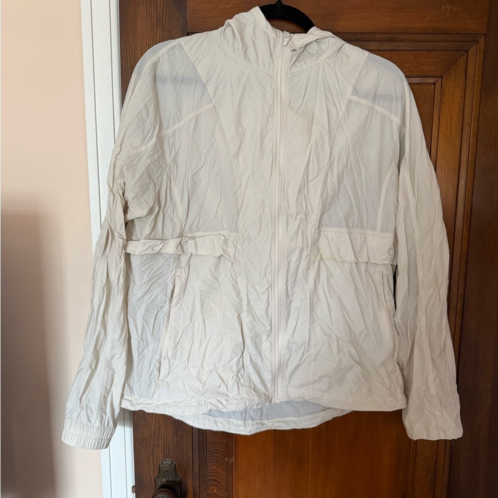 lululemon Cream Hooded Jacket